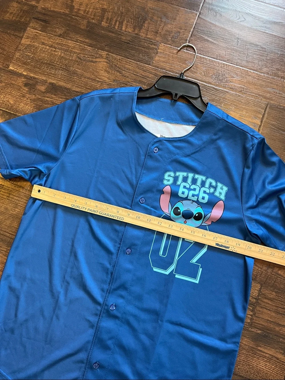 Disney Stitch Jersey Graphic Print Stitch 626 Baseball Shirt Men Size M Unisex